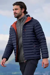 Henry Extreme Mens Down Padded Jacket - Navy - Navy - Size: XXL