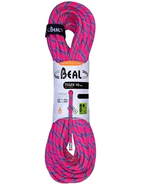 Corde à simple d'escalade - Tiger 10mm Fuchsia - Taille 60 m - Rose - Beal - FashionsVida
