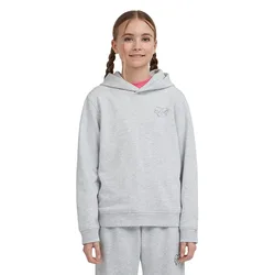 Felpa Con Cappuccio Essentials White Melange 9-10 Anni
