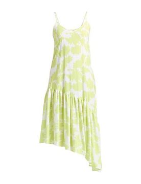 Vestido midi Mujer Verde lima 34,36,38,40 Mujer