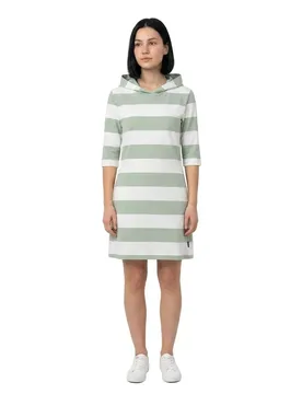 Ronja 3/4 Sleeve Dress Pearl / Pastel Green XL Women - Sea Ranch - FashionsVida