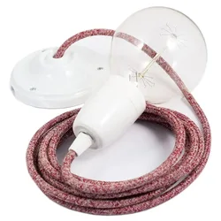 Cables Suspension Luminaire Rs83 Diy 2 M Red / White One Size