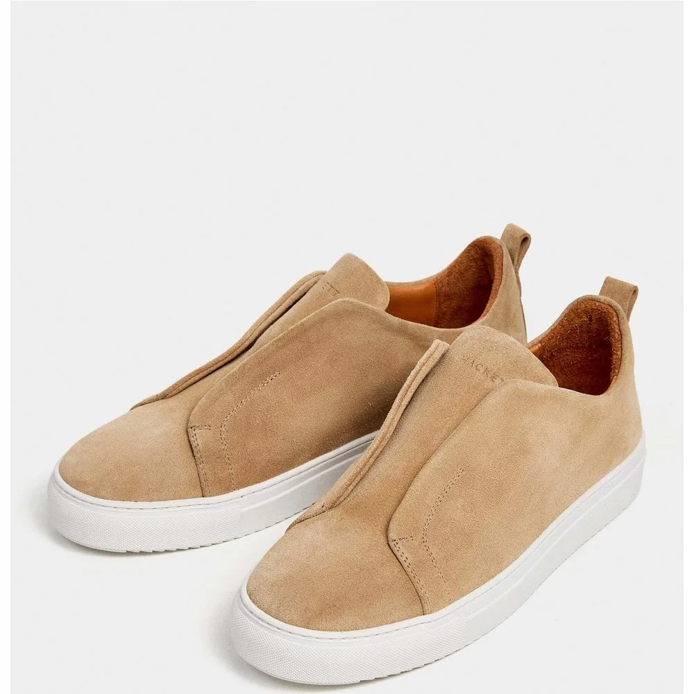 Zapatos slip on de ante vision - Hackett - FashionsVida