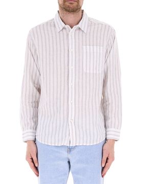 Camicia misto lino PANNA M