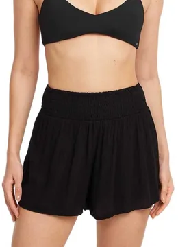 Short Johnny Smocked Waist Black Out S - O´neill - FashionsVida