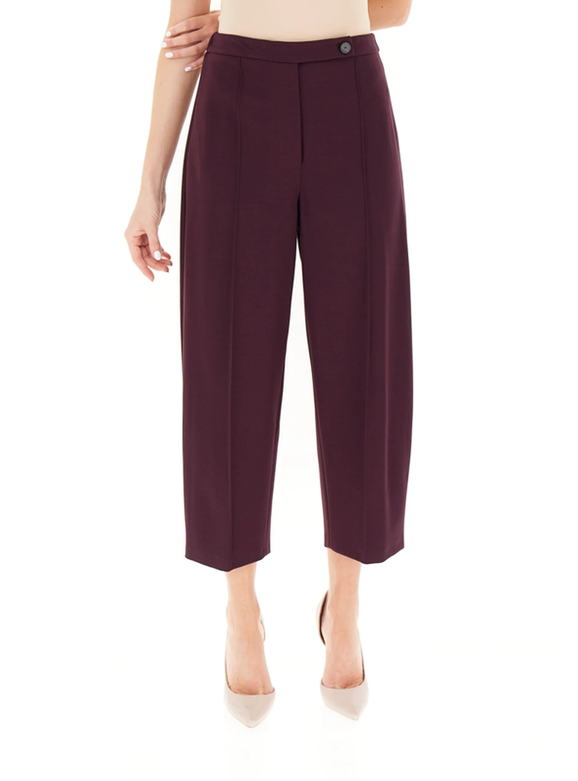 Pantalone balloon PRUGNA 40 - Liviana Conti - FashionsVida