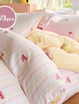 Piezas Lazo rosa, esquema de color amarillo, fresco y lindo, artesanía de jacquard para volver a la escuela, súper suave, decoración de dormitorio, - Shein - FashionsVida