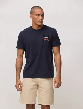 Camiseta de hombre classic navy - Blue Banana - FashionsVida