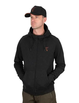 Collection Lw Full Zip Sweatshirt Black / Orange S Men - Fox International - FashionsVida
