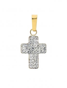 Ciondolo Croce Donna Oro Giallo GL101752