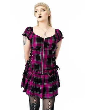 Gothic Top - Hemlock Top - S bis 3XL - für Damen - Größe L - pink - Frauen - female - Heartless - FashionsVida