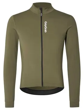 Maglia A Maniche Lunghe Ride Thermal Olive Green