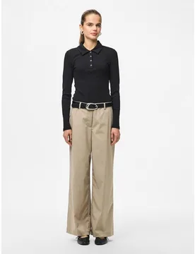 Pantalón de vestir de traje de mujer - Pieces - FashionsVida