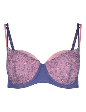 Reggiseno imbottito con ferretto skipperblue paradise blu 75A - Skiny - FashionsVida