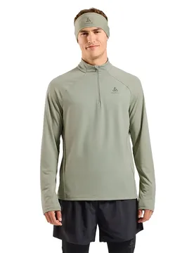 Pile Con Mezza Cerniera Essential Ceramiwarm Shadow 2XL - Odlo - FashionsVida