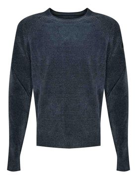 Maglione rotondo in velluto