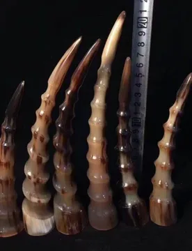Natural old material from the original Tibetan region, goat horn tip bone handpiece - Aliexpress - FashionsVida