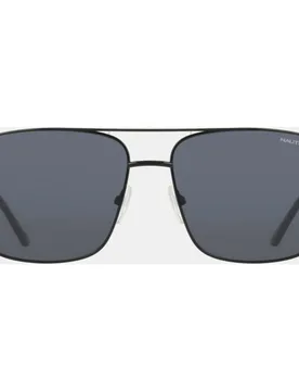Gafa de sol de hombre cuadrada en metal con lente polarizada - Nautica - FashionsVida