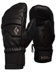 Freeride Fäustlinge aus PrimaLoft® Spark Mitts Black Black für Herren aus Leder Größe S schwarz
