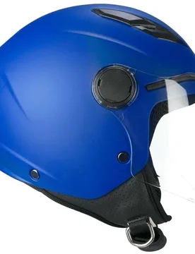 Casco Moto Jet Bambino 2MHA POD MONO Blu opaco taglia S - Ska-p - FashionsVida