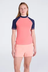 Womens UV Rash Vest - Pink - Pink - Size: 18