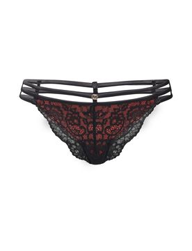 LASCANA Braga 'Brief' rojo / negro