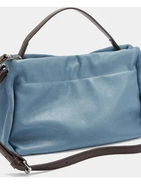 Bandolera de mujer de piel ante multiposición con cierre imantado en liso - Parfois - FashionsVida