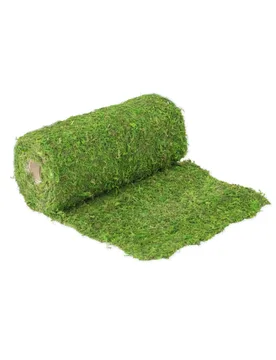 Tischläufer Moos Natur Chemin de table végétal 30 cm x 2 m - ARTYFETES - FashionsVida