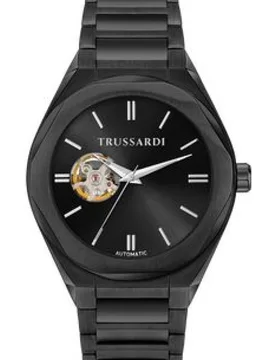 R2423156001 Mens Watch - Black - One Size - Trussardi - FashionsVida