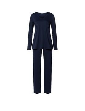 Hanro Pijama azul oscuro S