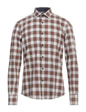 Camisa Hombre Marrón 40 Hombre