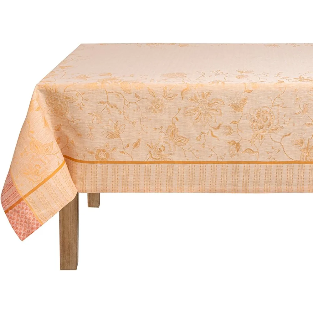 Mantel de lino jaquard motivos florales - Le Jacquard FranÇais - FashionsVida