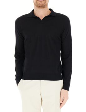 Maglione lana merino NERO XXL
