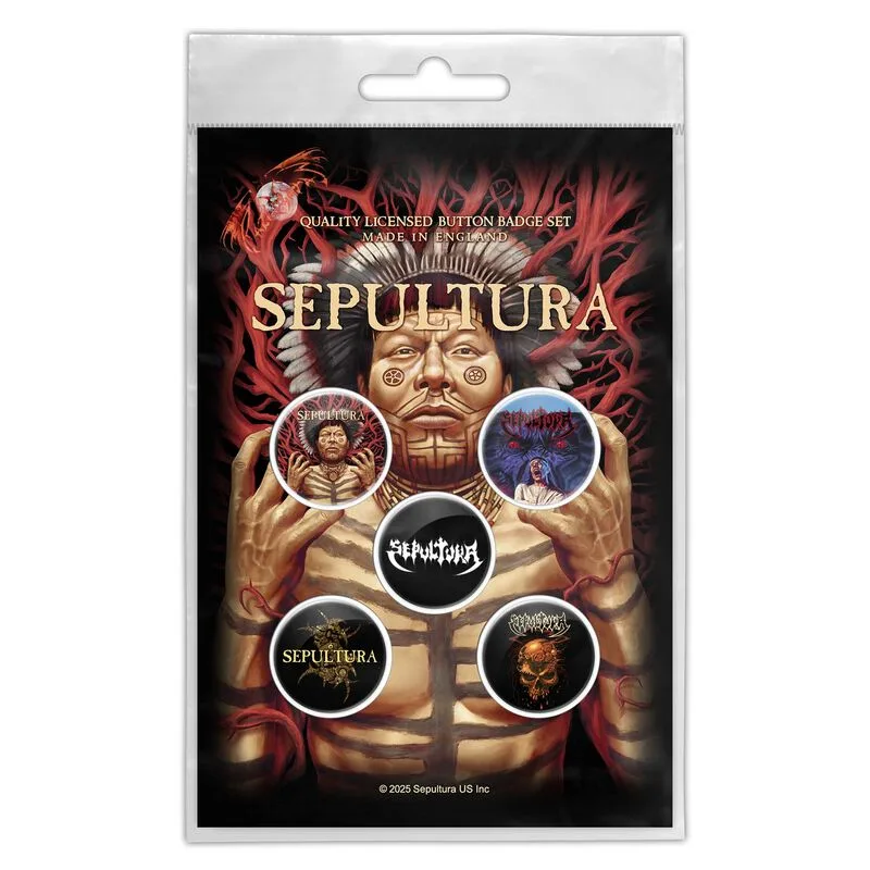 Button - Roots - multicolor - Lizenziertes Merchandise! - None - unisex - Sepultura - FashionsVida