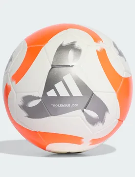 TIRO LEAGUE J350 BALL 5 White / Iron Metallic - Adidas - FashionsVida