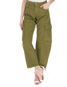 Dixie Jeans balloon VERDE OLIVA L