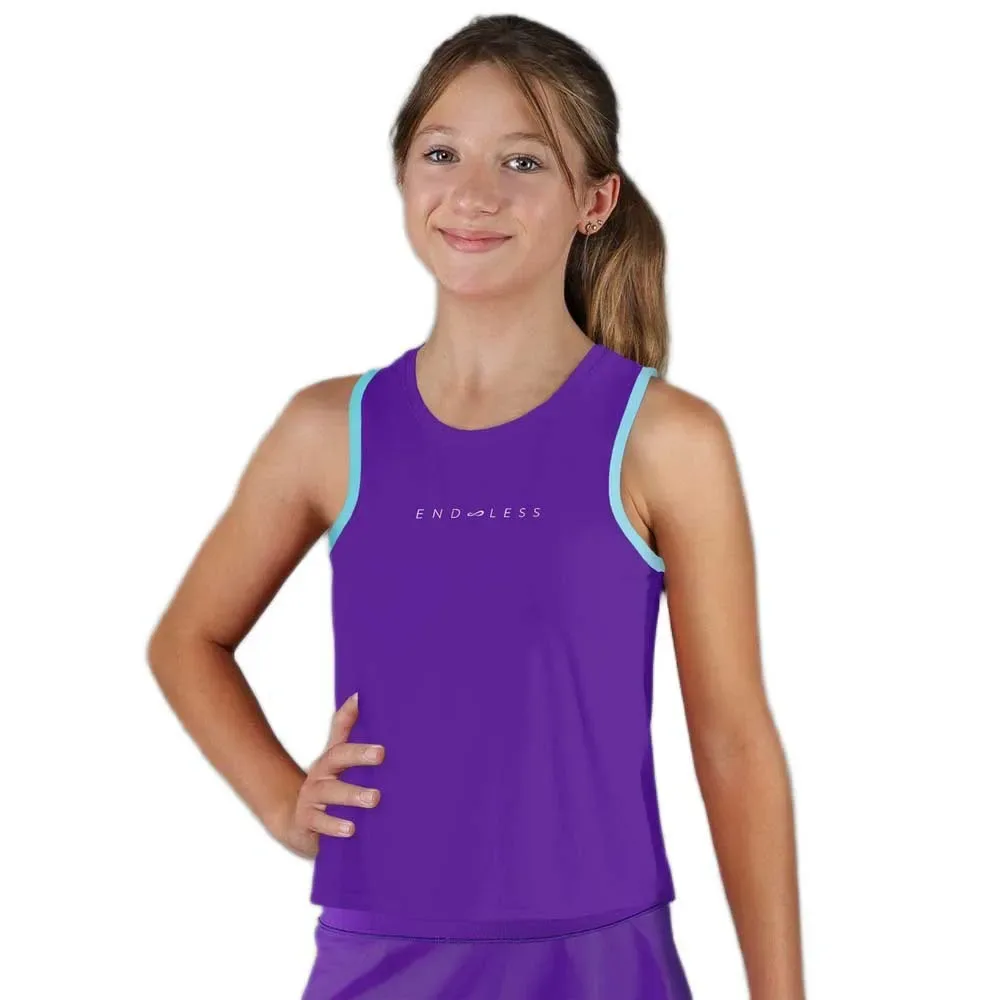Essential Sleeveless T-shirt Viola 8-10 Years - Endless - FashionsVida