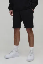 Herren Basic Slim Fit Jersey Shorts Black Größe Small
