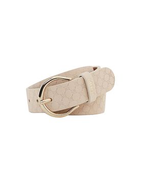 Joop Cinturón de cuero beige 100
