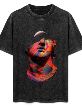 Fractured Memory T-Shirt Minimal Art Print T-Shirt - Aliexpress - FashionsVida