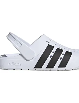 Adilette Clog 2.0 Slides Cloud White / Core Black / Cloud White UK 5 Men,Women - Adidas - FashionsVida