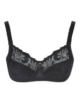BH ohne Bügel MAJESTIC schwarz schwarz 85E damen