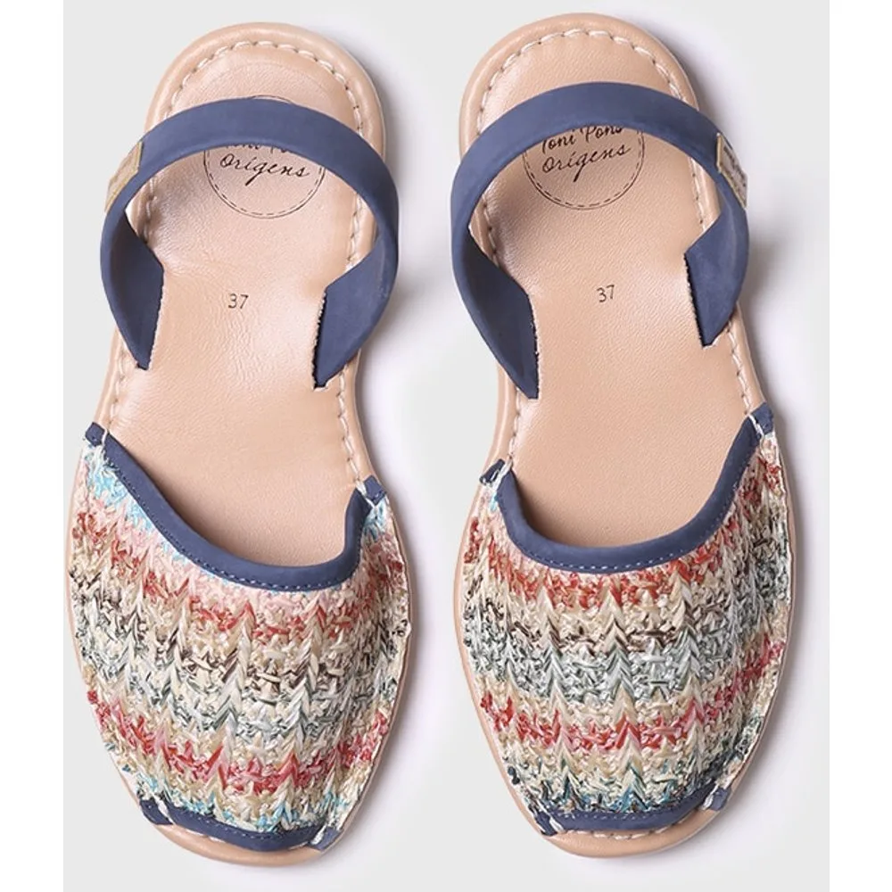 Menorquinas de mujer de tejido estampado - Toni Pons - FashionsVida