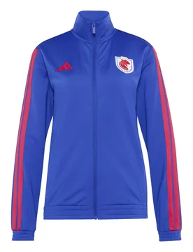 Damen-Sweatjacke OL DNA 2026/27 - Bleu - female - Size: XS - Adidas - FashionsVida