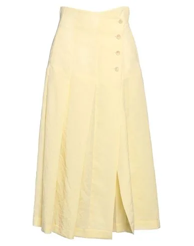 DAWEI Midi-Rock Damen Gelb 36 Damen - DAWEI - FashionsVida
