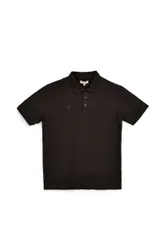 Polo marrone maniche corte colletto bottoni PT-M-T-9079 XL