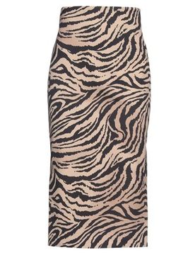 Falda midi Mujer Camel 36 Mujer