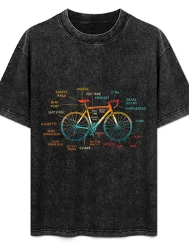 Bicycle anatomy vintage T-Shirt UV Protection Outdoor Tee Shirt - Aliexpress - FashionsVida