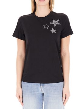 T-shirt con strass LIU JEANS NERO XL