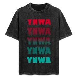 YNWA T-Shirt Basic Solid Color Short Sleeve T-Shirt